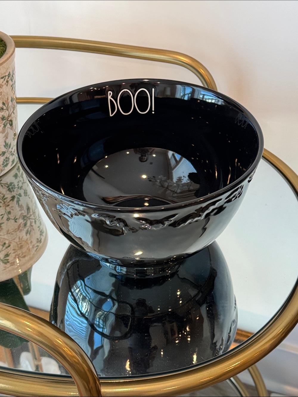 Rae Dunn Boo! Halloween Bats Candy Bowl
